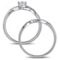 Loveblooms™ Princess & Round Diamond Bridal Ring Set - image 3