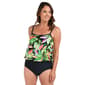 Womens Maxine Rainfrost Blouson Maillot One Piece Swimsuit - image 1