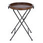 9th & Pike&#40;R&#41; Dark Brown Pine Traditional Accent Table - image 1