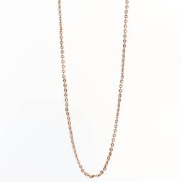 Design Collection Gold-Tone 18in. Circle Loop Necklace
