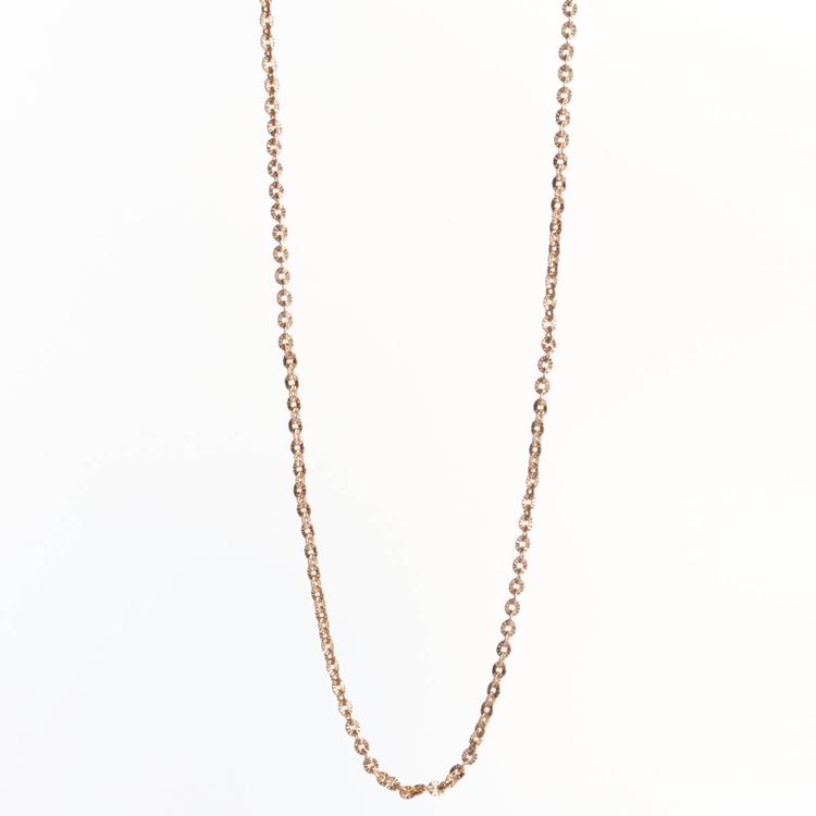 Design Collection Gold-Tone 18in. Circle Loop Necklace