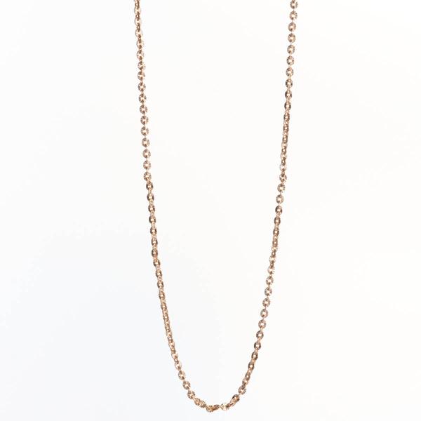 Design Collection Gold-Tone 18in. Circle Loop Necklace - image 