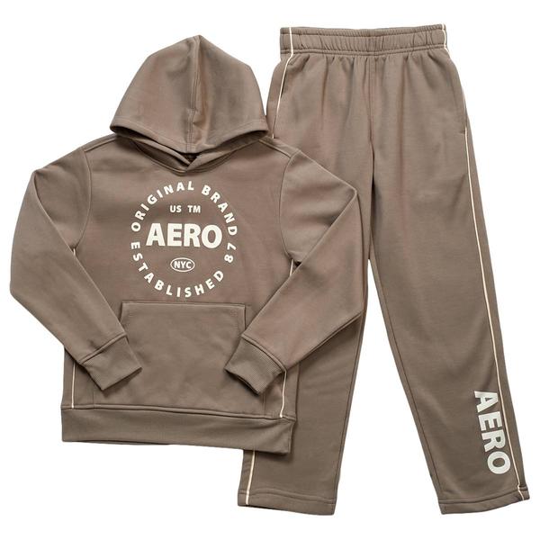 Boys (8-12) Aeropostale 2pc. Fleece Hoodie Sweatpants Set - image 