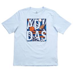 Boys (8-20) Adidas(R) Multi Sport Poster Short Sleeve Tee