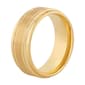Mens Gentlemen’s Classics™ Gold-Tone Tungsten 2 Stripe Ring - image 2