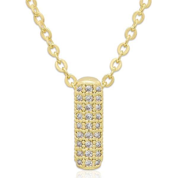 Accents by Gianni Argento 14kt. Gold Bubble Initial I Pendant - image 