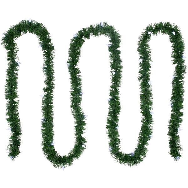 Northlight Seasonal 18ft. Pre-Lit LED Pine Christmas Garland - image 
