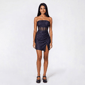 Juniors Emerald Sundae Mesh Illusion Corset Tube Dress - image 1