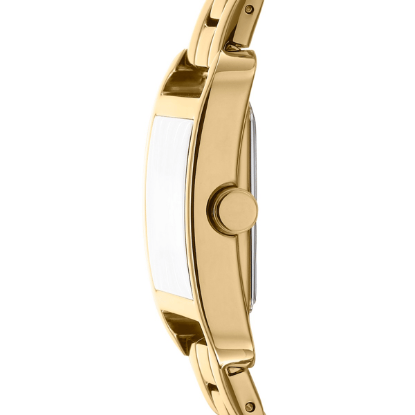 Womens DKNY City Midi Silver Dial Gold-Tone Watch - DK1L004M0055