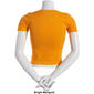 Juniors Eye Candy Core Fit Ribbed Tee - image 2