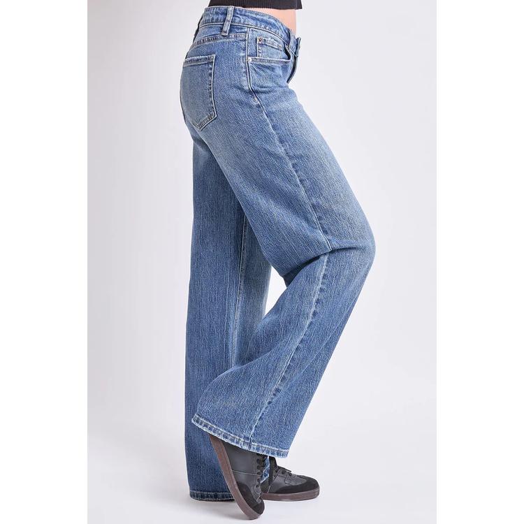 Juniors YMI® Low Rise Loose Wide Leg Jeans
