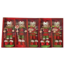 Santa''s Workshop 5in. Elf Nutcracker Ornaments - Set of 5