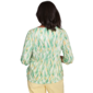 Womens Alfred Dunner Rise & Shine Bright Stroke Blouse - image 2