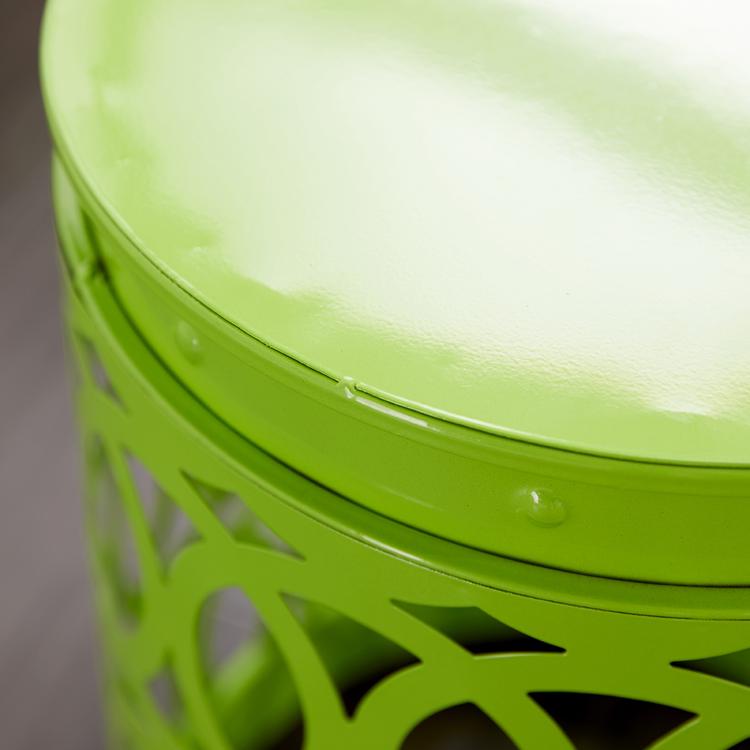 9th &amp; Pike® Multi-Colored Round Metal Accent Table