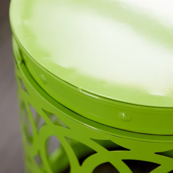 9th &amp; Pike® Multi-Colored Round Metal Accent Table