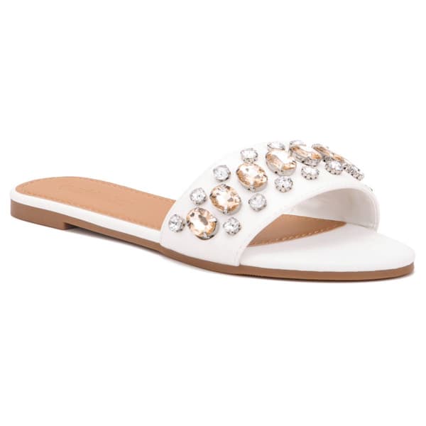 Womens Olivia Miller Elsa Slide Sandals