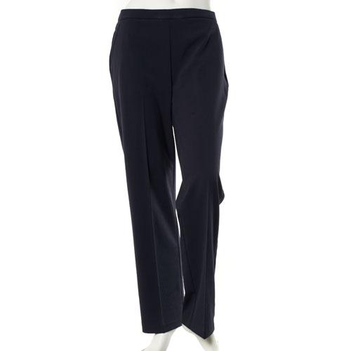 Womens Bistretch Flat Front Elastic Back Pant-Short