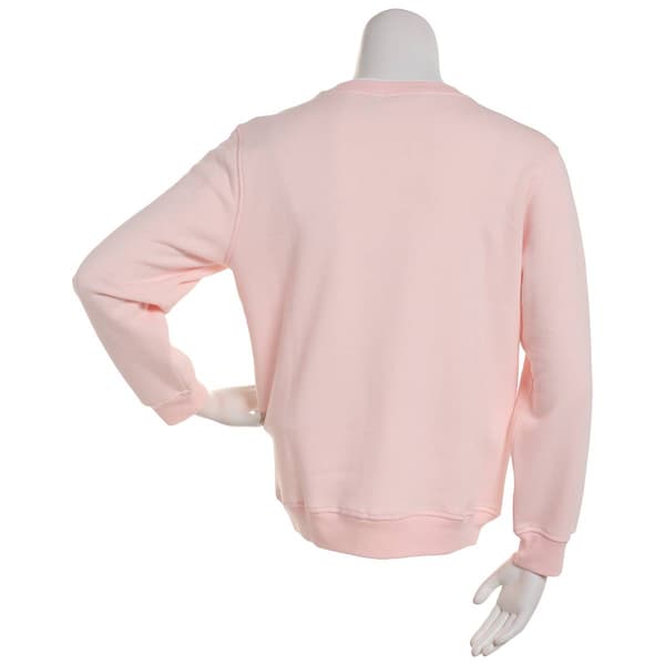 Womens Hasting & Smith Heart Floral Embroidered Sweatshirt