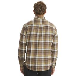 Mens LANDS’ END® Campside Flannel Shirt - Cocoa