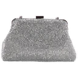 Jessica McClintock Phyllis Diamond Mesh Clutch