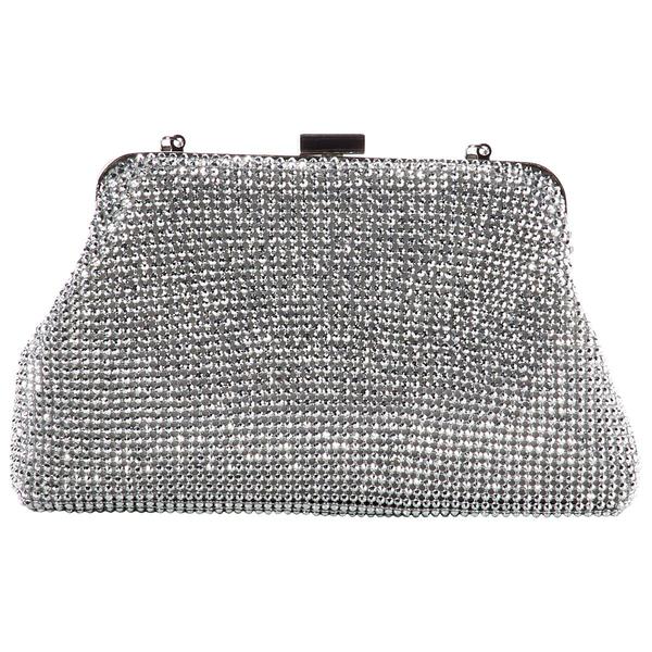 Jessica McClintock Phyllis Diamond Mesh Clutch