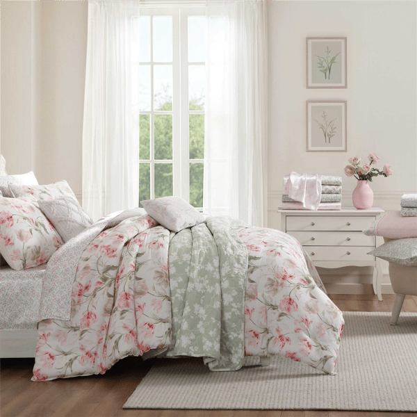 Laura Ashley® Victorian Scroll Percale Sheet Set