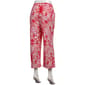 Womens Soho Apparel Beaded Drawstring Wide Leg Paisley Pants - image 2