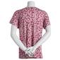Womens Architect&#174; Short Sleeve Round Neck Floral Tee - image 2