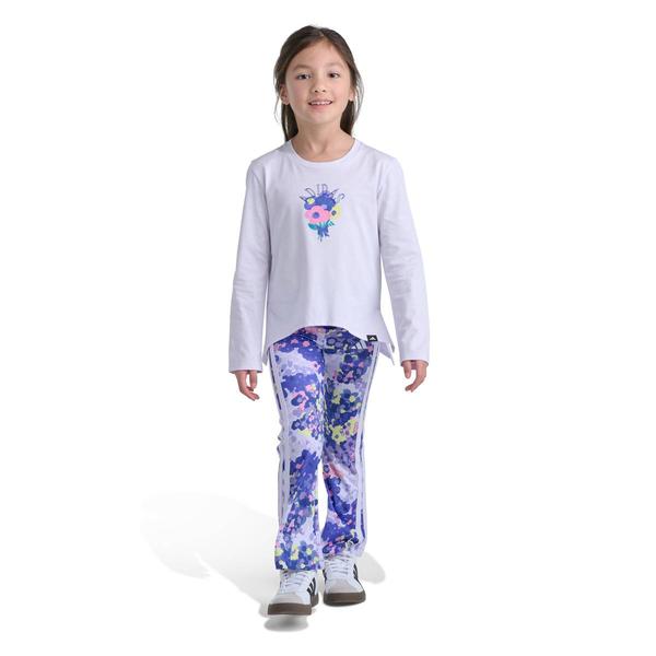 Girls (4-6x) adidas(R) Long Sleeve Tee Print w/ Legging Set - image 