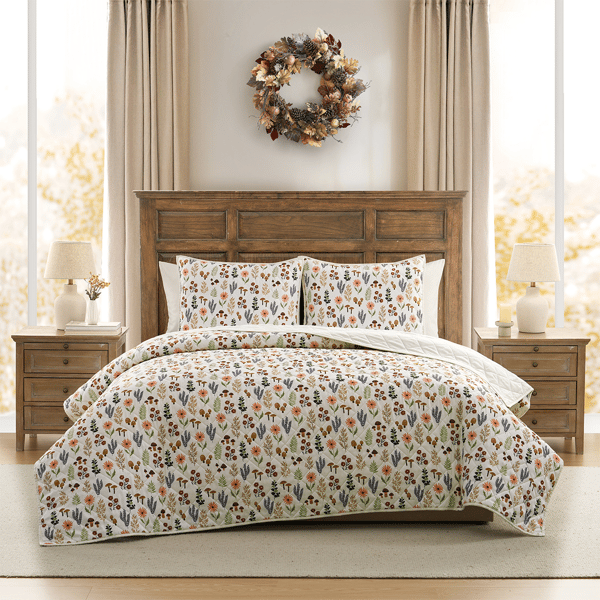 Hallmark 3pc. Multicolor Hayra Fall Quilt Set - image 