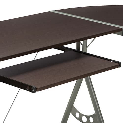 Baxton Studio Elburn L-Shaped Modern Computer Desk