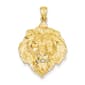 Gold Classics&#40;tm&#41; 14kt. Lion Head Pendant - image 1