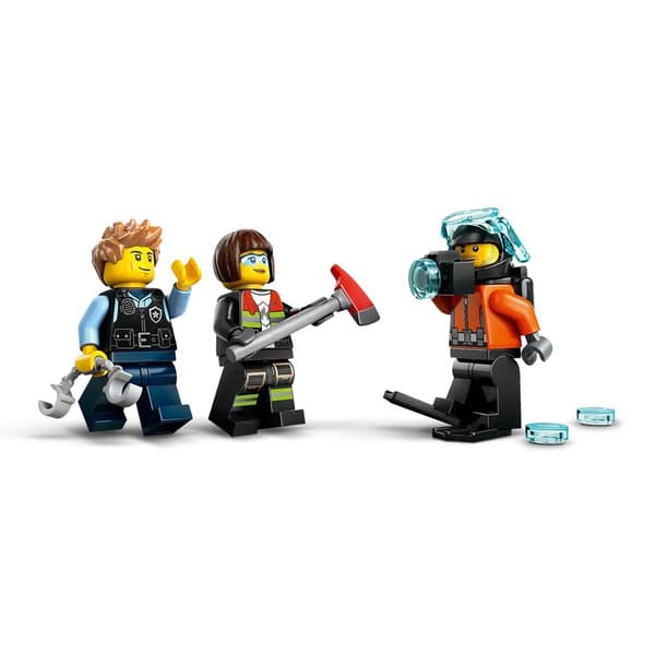 LEGO&#174; CITY Helicopter&#44; Fire Truck & Submarine Remix Building Kit