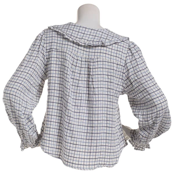 Womens Architect&#174; Long Sleeve Peter Pan Collar Casual Button Down