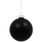 Northlight 4ct. Black 2-Finish Glass Ball Christmas Ornaments - image 5