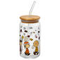 R Squared Harvest Peanuts(tm) Snoopy Puffer Glass Sipper - image 1
