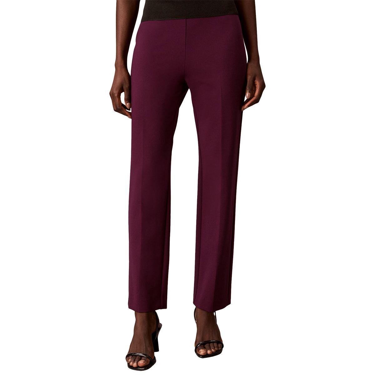 Womens Calvin Klein Pull On Straight Leg Compression Pants