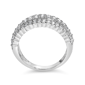 Haus of Brilliance 1ctw. Lab Grown Diamond 3 Row Band Ring - image 5