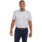 Mens Tom Baine Short Sleeve Regular Fit Dress Shirt - Grey/Black - image 1