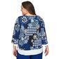 Plus Size Alfred Dunner Downtown Vibe Floral Blouse - image 2