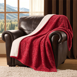VCNY Home Alpine Cabin Cozy Sherpa Throw Blanket
