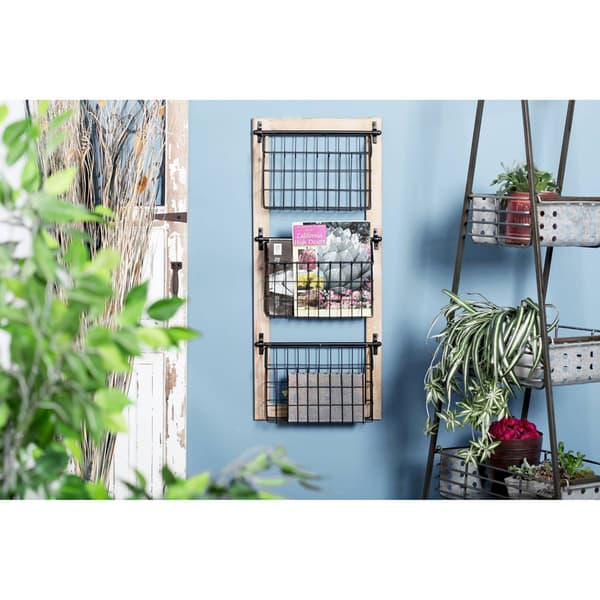 9th &amp; Pike® 3-Tier Rectangular Hanging Wall Rack