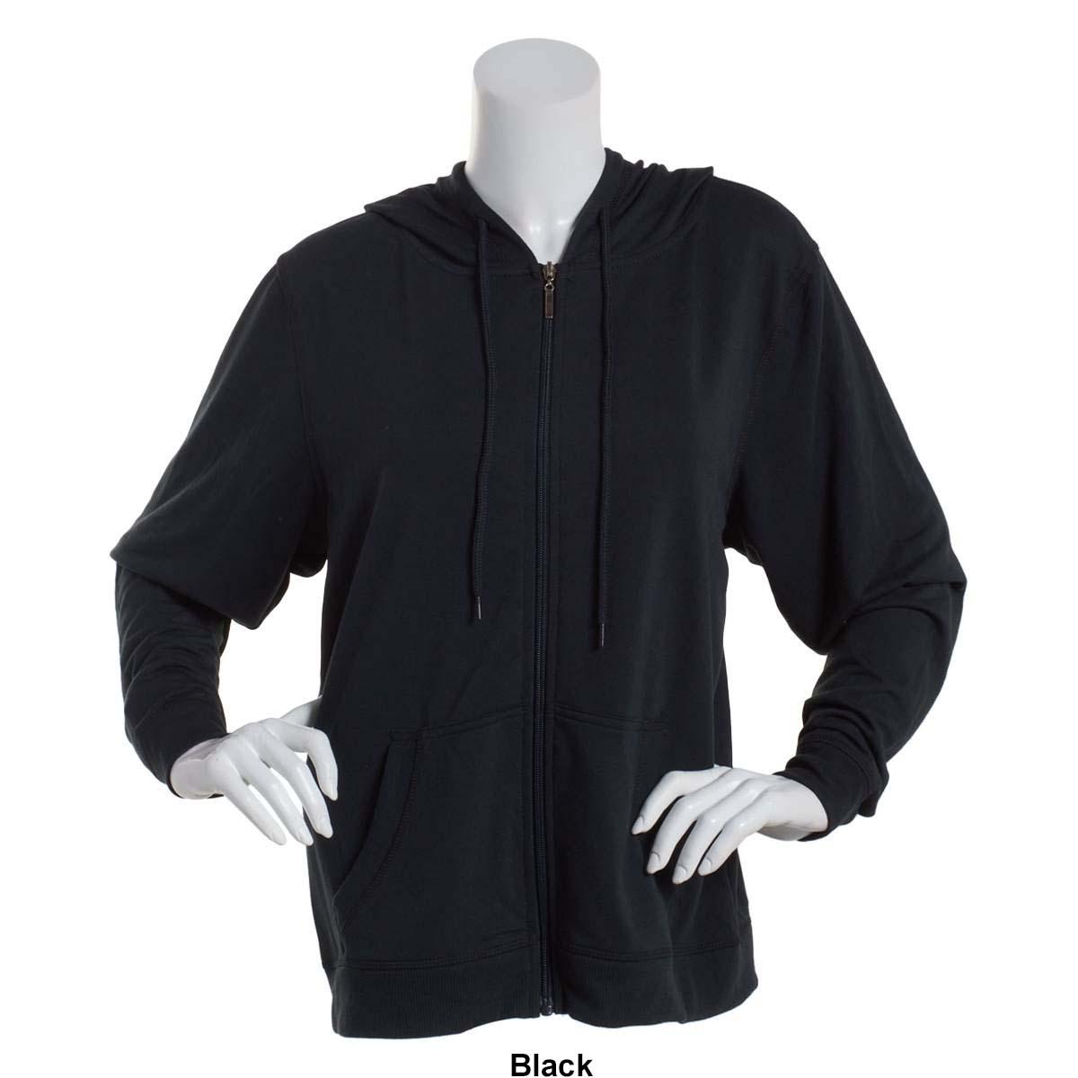 Womens Starting Point French Terry Full Zip Hooded Jacket