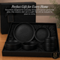 Sango Anderson Black Stoneware 12pc. Dinnerware Set Service for 4 - image 6