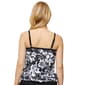 Womens Island Waves Scorpio Blouson Mesh Overlay Tankini Swim Top - image 2