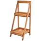 27in. Step Brown Wooden Plant Stand - image 1