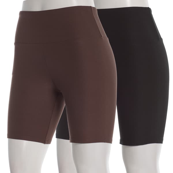 Womens New York Laundry 2 Pack Bike Shorts - image 