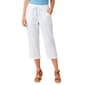 Petite Hasting & Smith Solid Crinkle Tie Front Capris - image 8