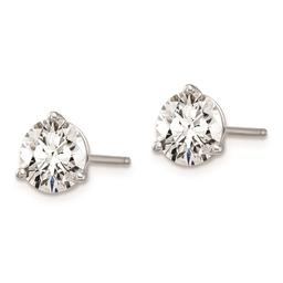 Pure Fire 14kt. White Gold 1 1/2ctw. Lab Grown Diamond Earrings