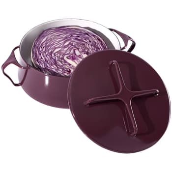 Dansk Kobenstyle 4-Quart Casserole - Plum